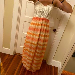 Patterned maxi dress